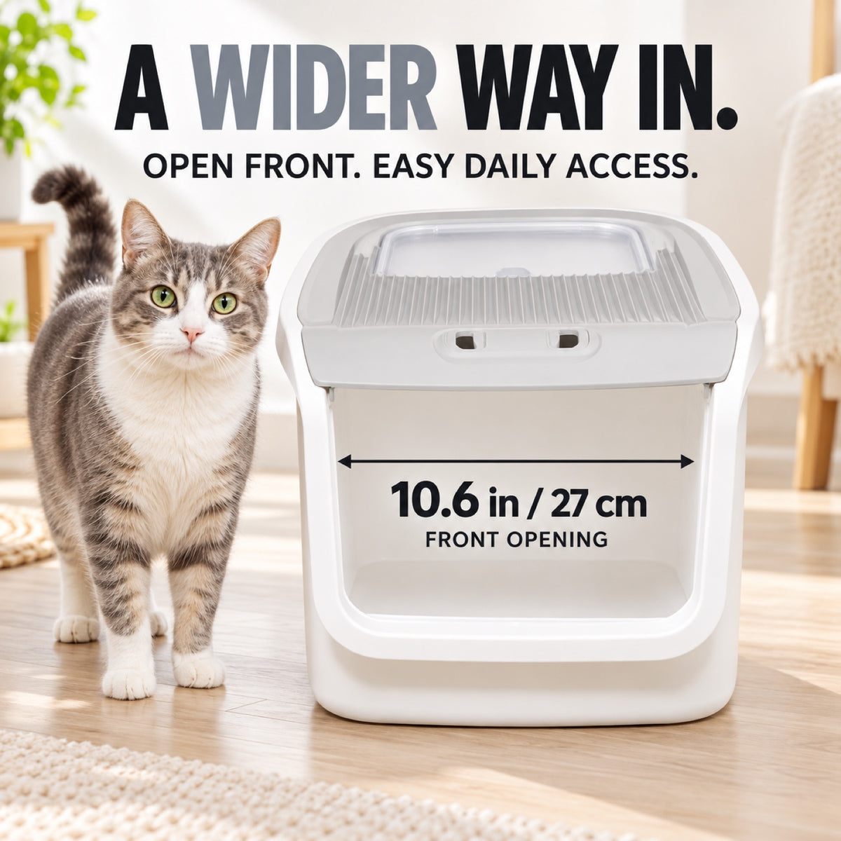 GAVPEPY Enclosed Cat Litter Box, 2 Options image 3 - 2.jpg