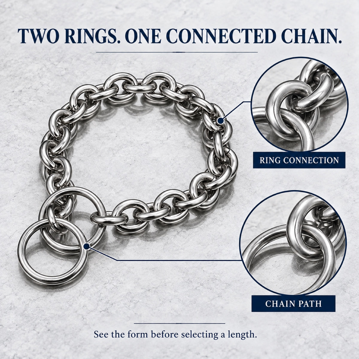 GAVPEPY Stainless Steel Chain Dog Collar, 8 size options, as pictured, for daily dog walks and outdoor wear; adjustable neckwear with the selected finish and fit shown in the product photos; review the selected variant photo for details image 3 - 2.jpg