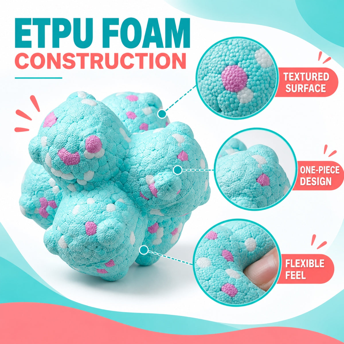 ETPU Molecular Ball Dog Toy, 3 Colors, By GAVPEPY image 3 - 2.jpg