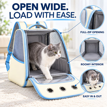 Foldable Ventilated Pet Backpack, 4 Colors, By GAVPEPY image 3 - 2.jpg