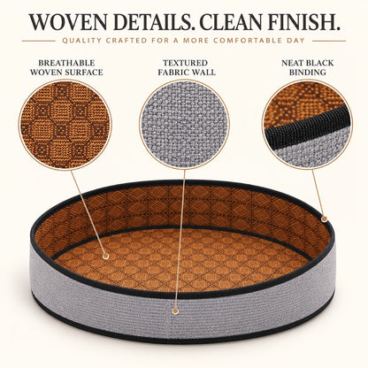 Woven Cooling Pet Bed, 4 Colors & 3 Sizes, By GAVPEPY image 3 - 2.jpg