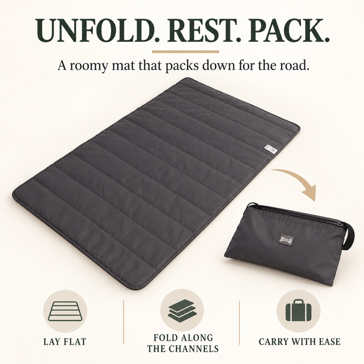 Water-Resistant Oxford Outdoor Pet Blanket, By GAVPEPY image 3 - 2.jpg