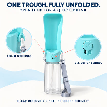 Foldable Crossbody Pet Water Bottle, 350 or 550 mL, By GAVPEPY image 3 - 2.jpg