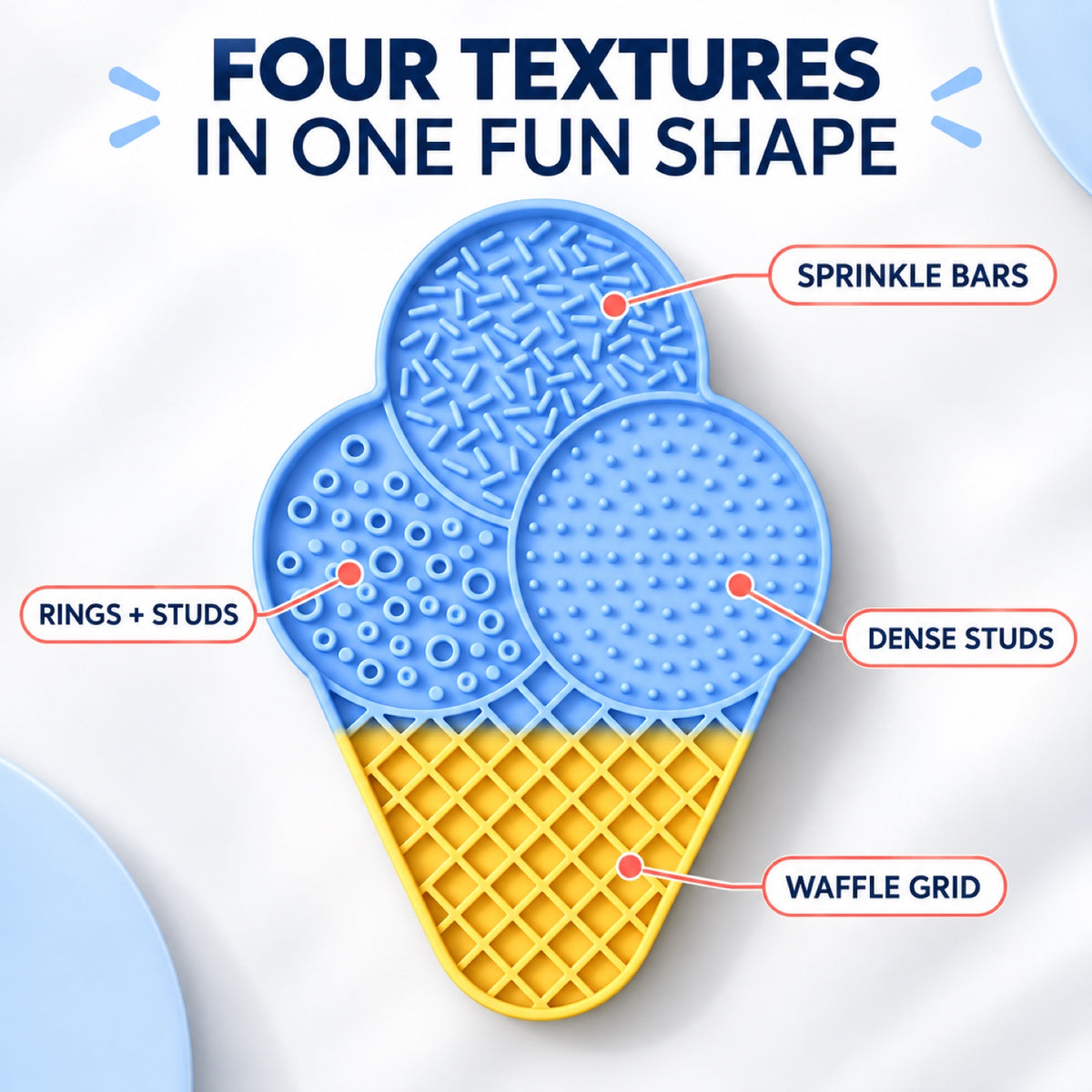 Ice Cream-Shaped Silicone Pet Lick Mat, 2 Colors, By GAVPEPY image 3 - 2.jpg