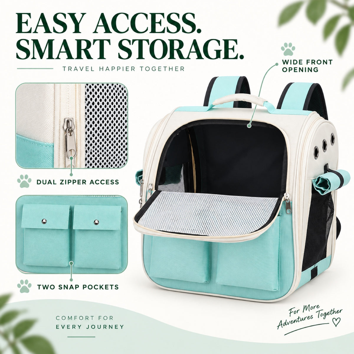 Transparent Space Capsule Pet Backpack, 5 Colors, By GAVPEPY image 3 - 2.jpg