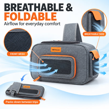 Foldable Front-Carry Pet Carrier, 4 Colors, By GAVPEPY image 3 - 2.jpg