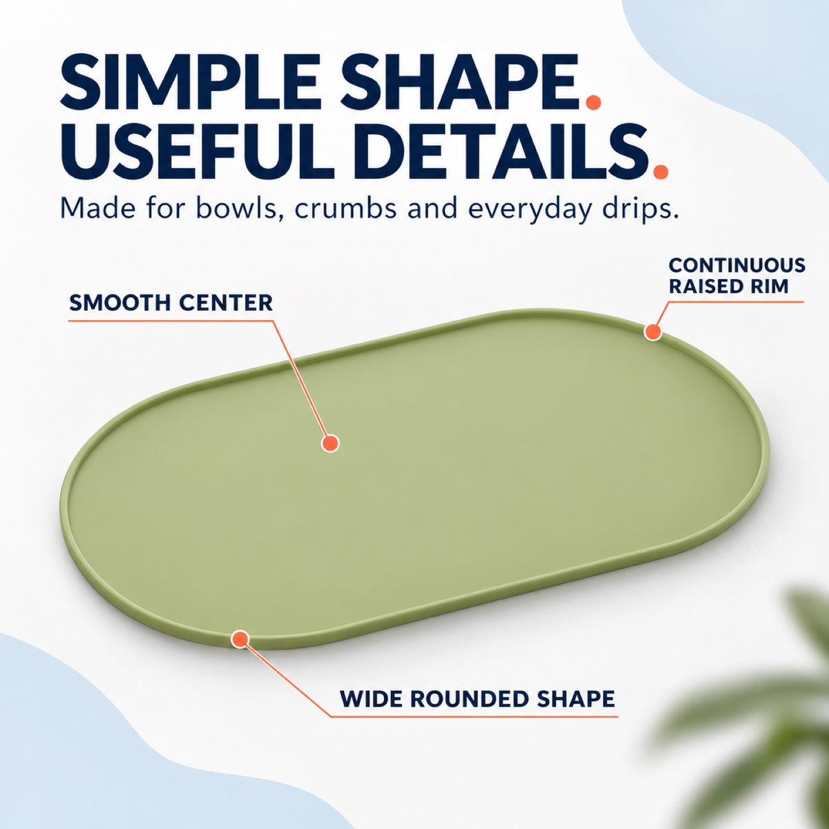 Waterproof Silicone Pet Bowl Mat, 6 Colors, By GAVPEPY image 3 - 2.jpg