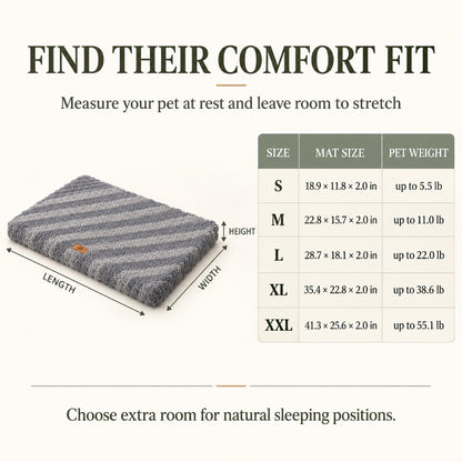 Removable-Cover Pet Bed Mat, 4 Colors & 5 Sizes, By GAVPEPY image 4 - 3.jpg