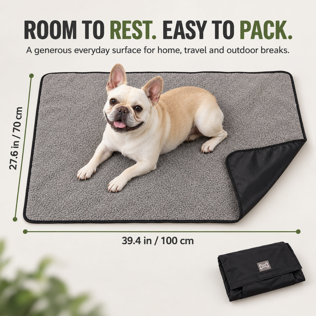 Sherpa Outdoor Pet Blanket, 2 Colors, By GAVPEPY image 4 - 3.jpg