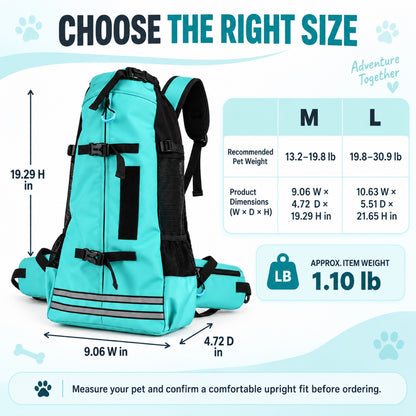 Large Dog Travel Backpack Carrier, 2 Sizes, 3 Colors, By GAVPEPY image 4 - 3.jpg