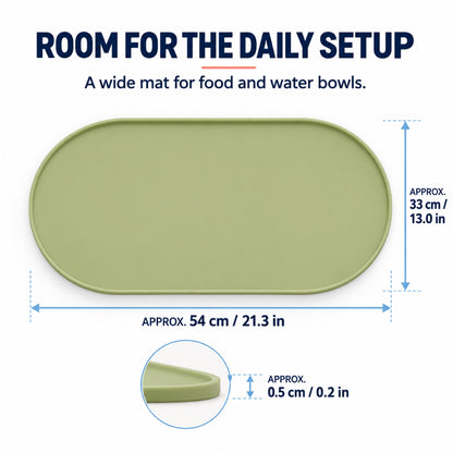 Waterproof Silicone Pet Bowl Mat, 6 Colors, By GAVPEPY image 4 - 3.jpg