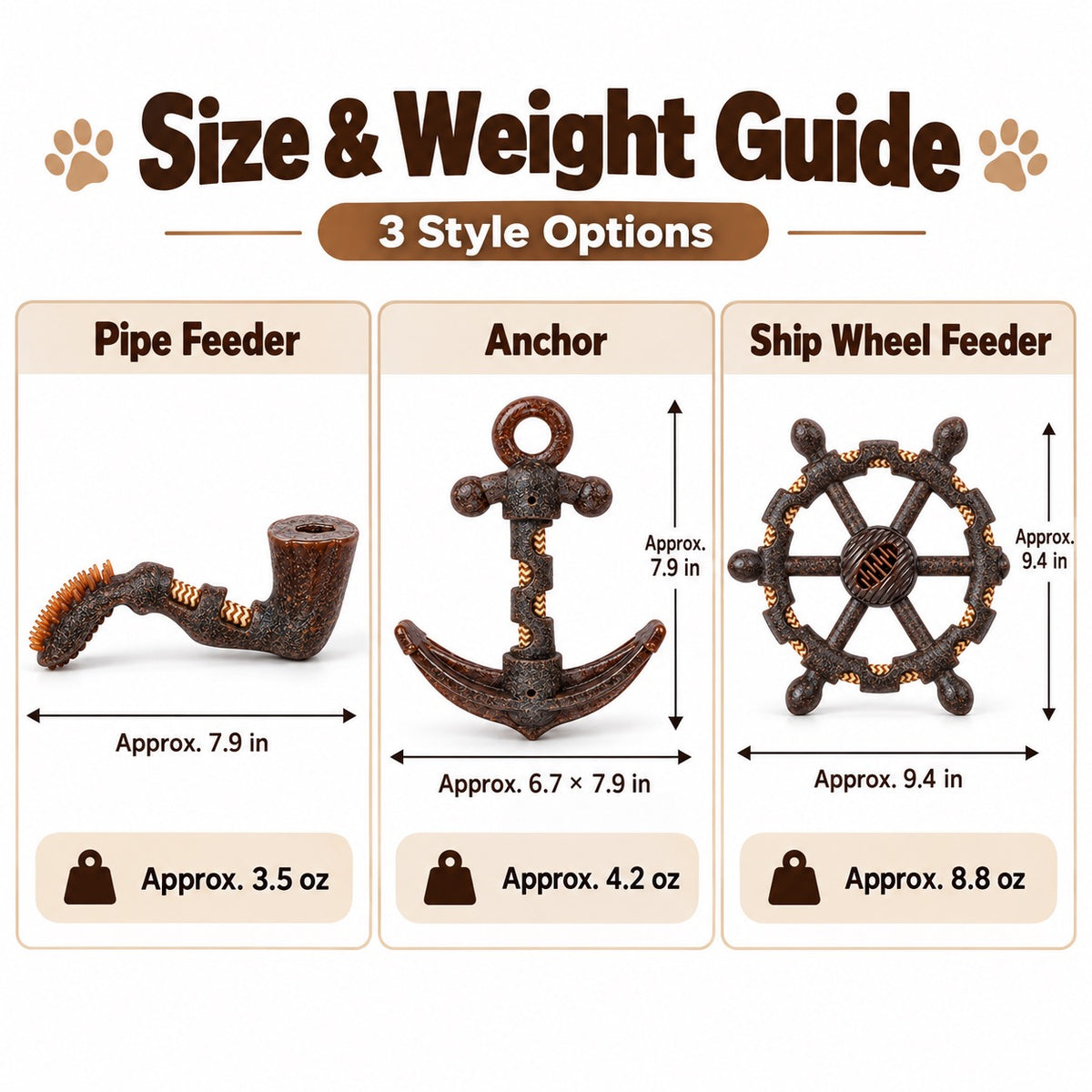 TPR Treat Dispensing Dog Toy, 3 Styles, By GAVPEPY image 4 - 3.jpg
