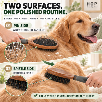 Double-Sided Pet Grooming Brush, By GAVPEPY image 4 - 3.jpg