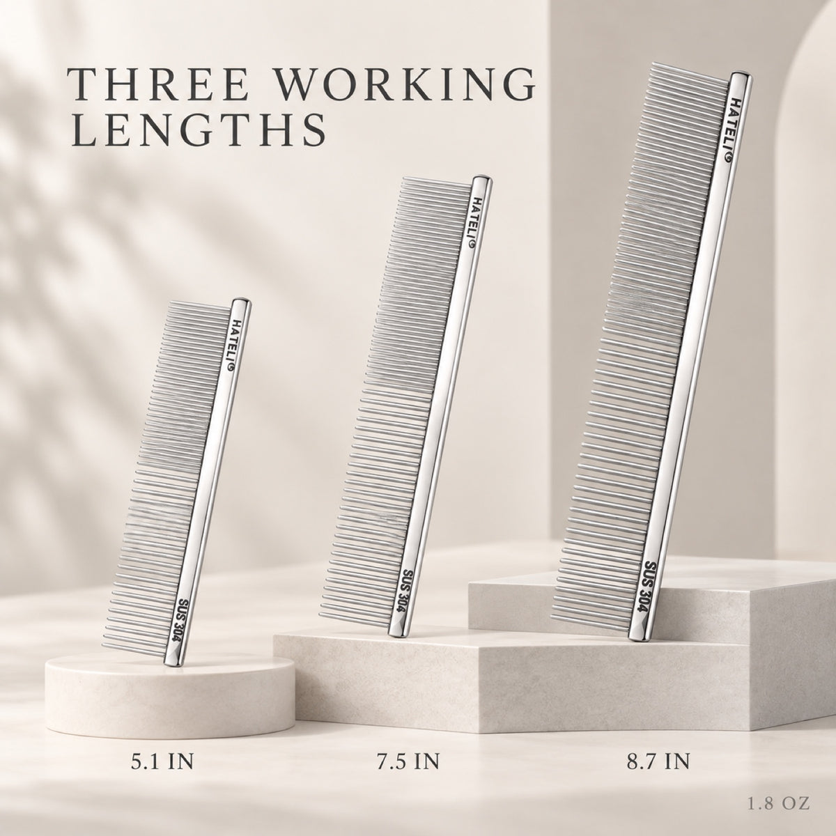 304 Stainless Steel Pet Grooming Comb, 22 Styles, By GAVPEPY image 4 - 3.jpg