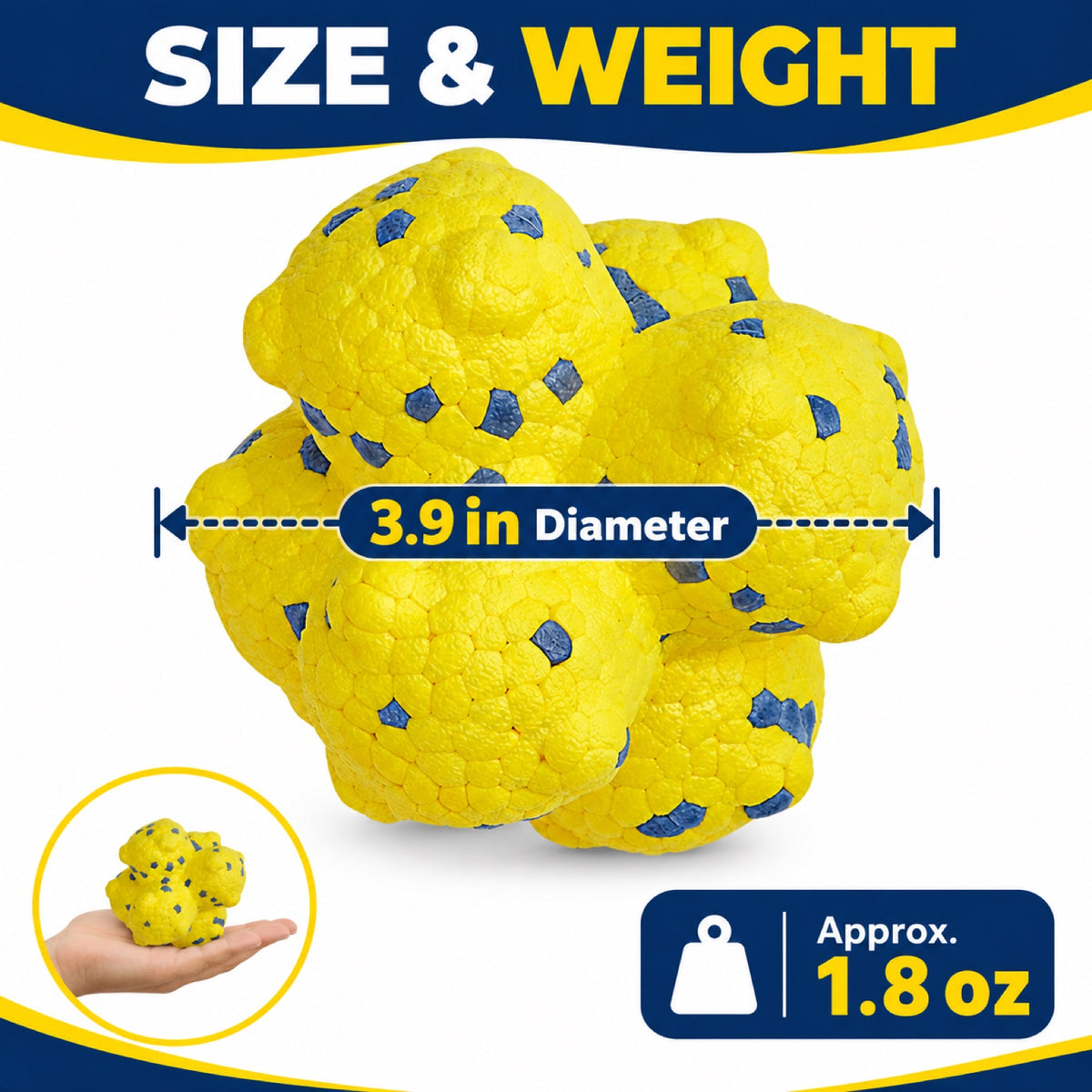 ETPU Molecular Ball Dog Toy, 3 Colors, By GAVPEPY image 4 - 3.jpg