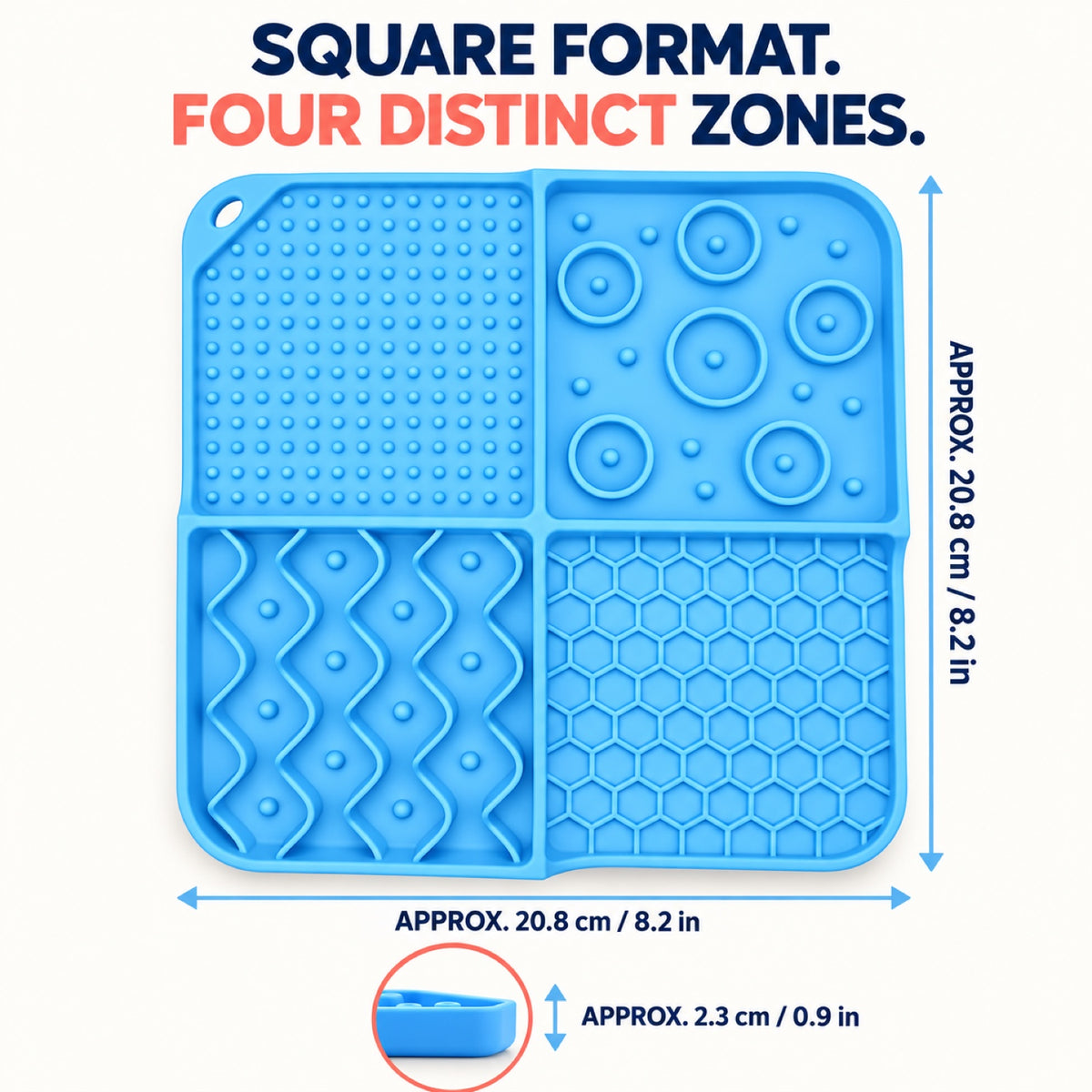 Multifunction Silicone Pet Lick Mat, 7 Colors, By GAVPEPY image 4 - 3.jpg