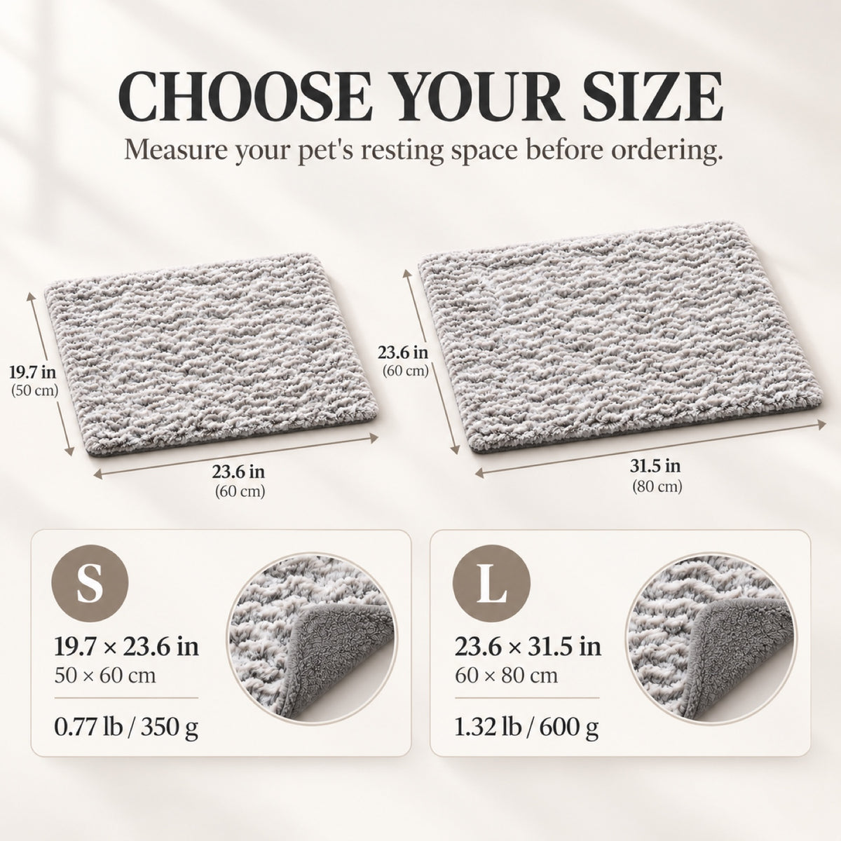 Reversible Self-Warming Pet Mat, 2 Sizes, By GAVPEPY image 4 - 3.jpg