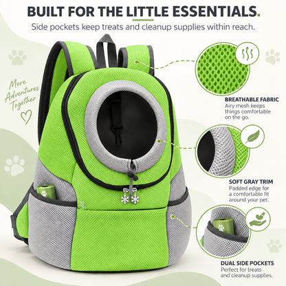 Front Pet Carrier Backpack, 3 Sizes, 4 Colors, By GAVPEPY image 4 - 3.jpg