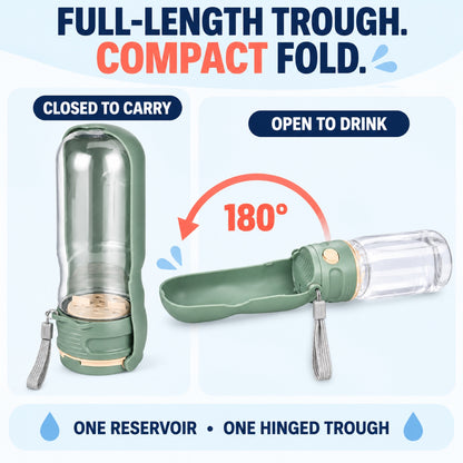 Foldable Pet Water Bottle with Two Bowl Sizes, 350 mL, By GAVPEPY image 4 - 3.jpg