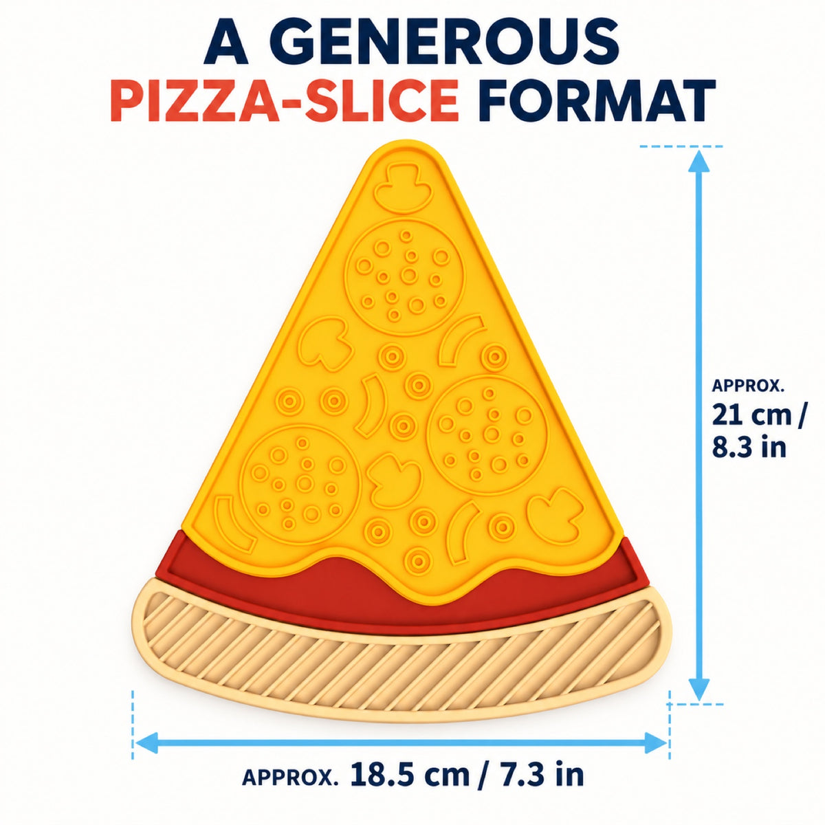 Pizza-Shaped Silicone Pet Lick Mat, By GAVPEPY image 4 - 3.jpg