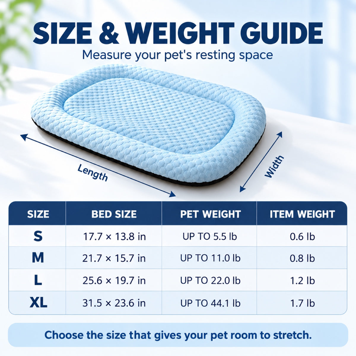 3D Cooling Pet Mat, 2 Colors & 4 Sizes, By GAVPEPY image 4 - 3.jpg