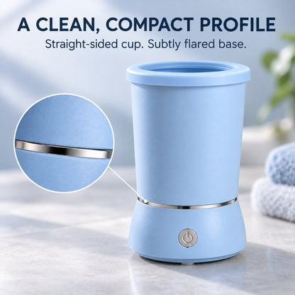 GAVPEPY ABS plastic Electric Paw Washer Cup, Sizes , White, Blue, for cleaning paws after outdoor walks; reusable cup with the selected color and size shown in the product photos; review the selected variant photo for details image 3 - 3.jpg
