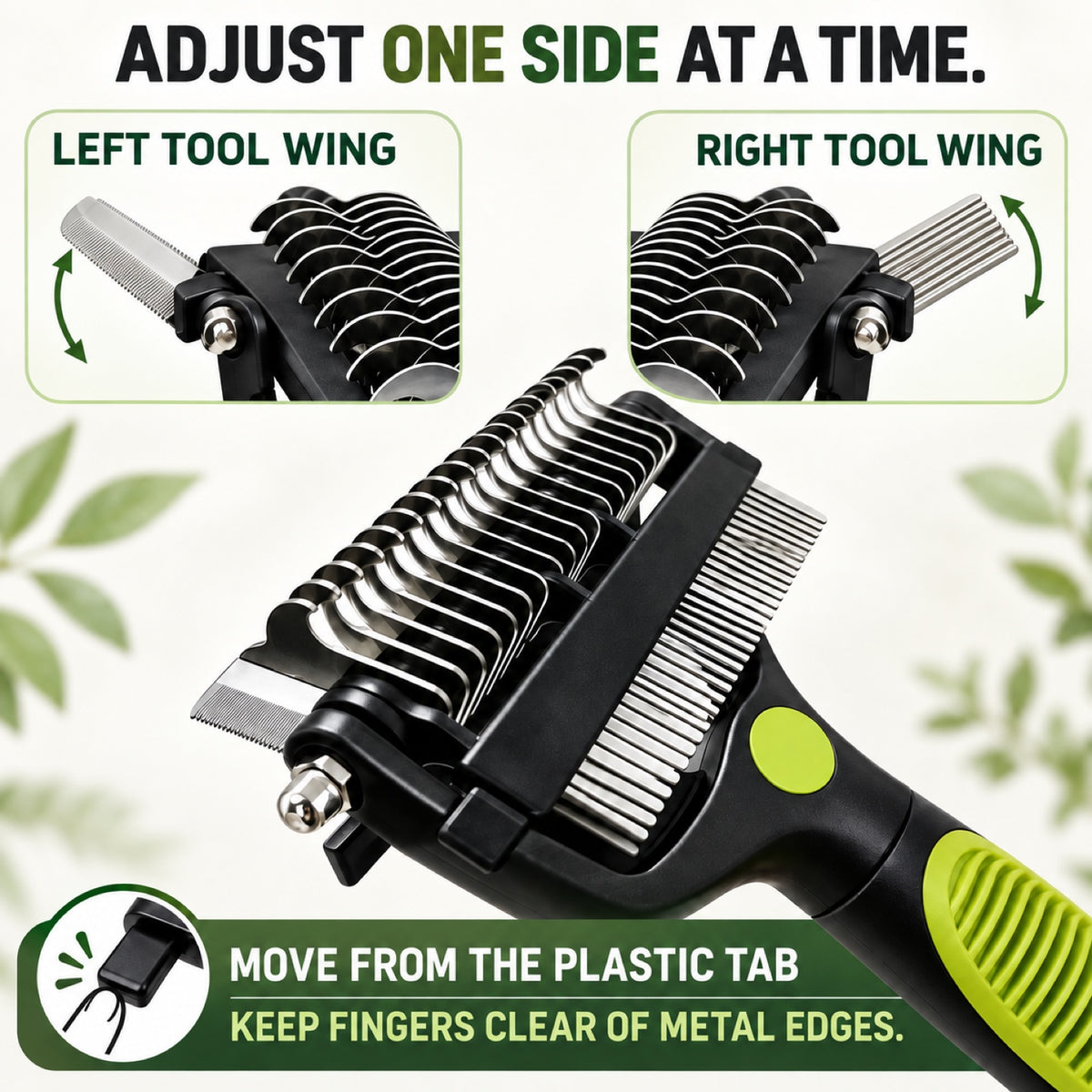 3-in-1 Pet Grooming Comb, Medium, 3 Colors, By GAVPEPY image 4 - 3.jpg
