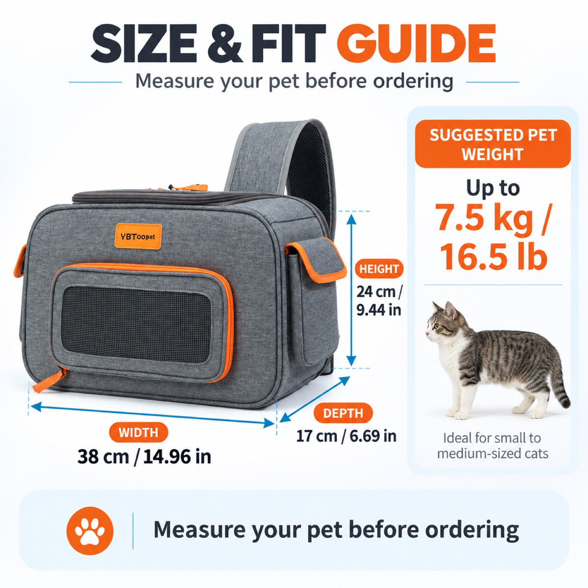 Foldable Front-Carry Pet Carrier, 4 Colors, By GAVPEPY image 4 - 3.jpg