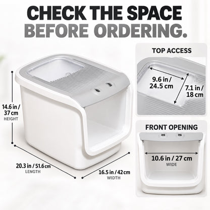 GAVPEPY Enclosed Cat Litter Box, 2 Options image 4 - 3.jpg