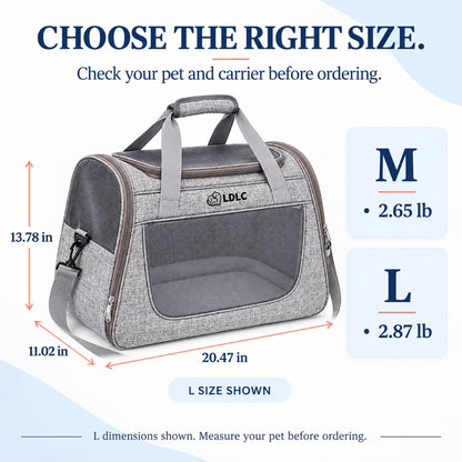 Large Convertible Pet Carrier Bag, 2 Sizes, 4 Colors, By GAVPEPY image 4 - 3.jpg