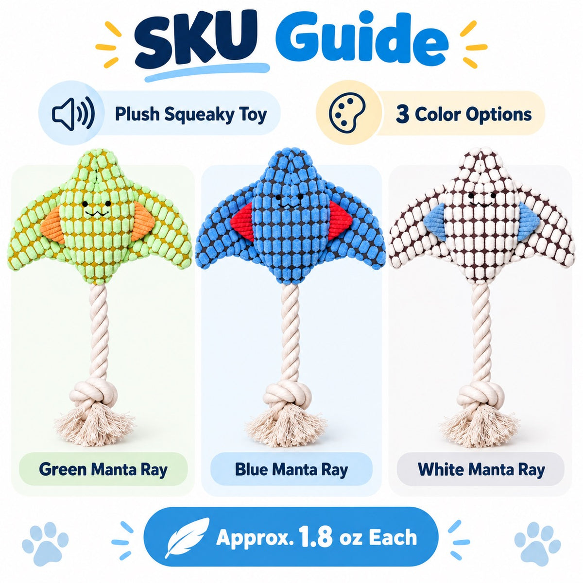 Cotton Rope Interactive Dog Toy, 3 Styles, By GAVPEPY image 4 - 3.jpg