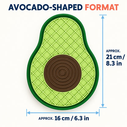 Avocado-Shaped Silicone Pet Lick Mat, By GAVPEPY image 4 - 3.jpg