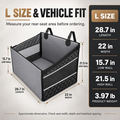 Hard-Bottom Rear Seat Pet Platform, 2 Styles, By GAVPEPY image 4 - 3.jpg