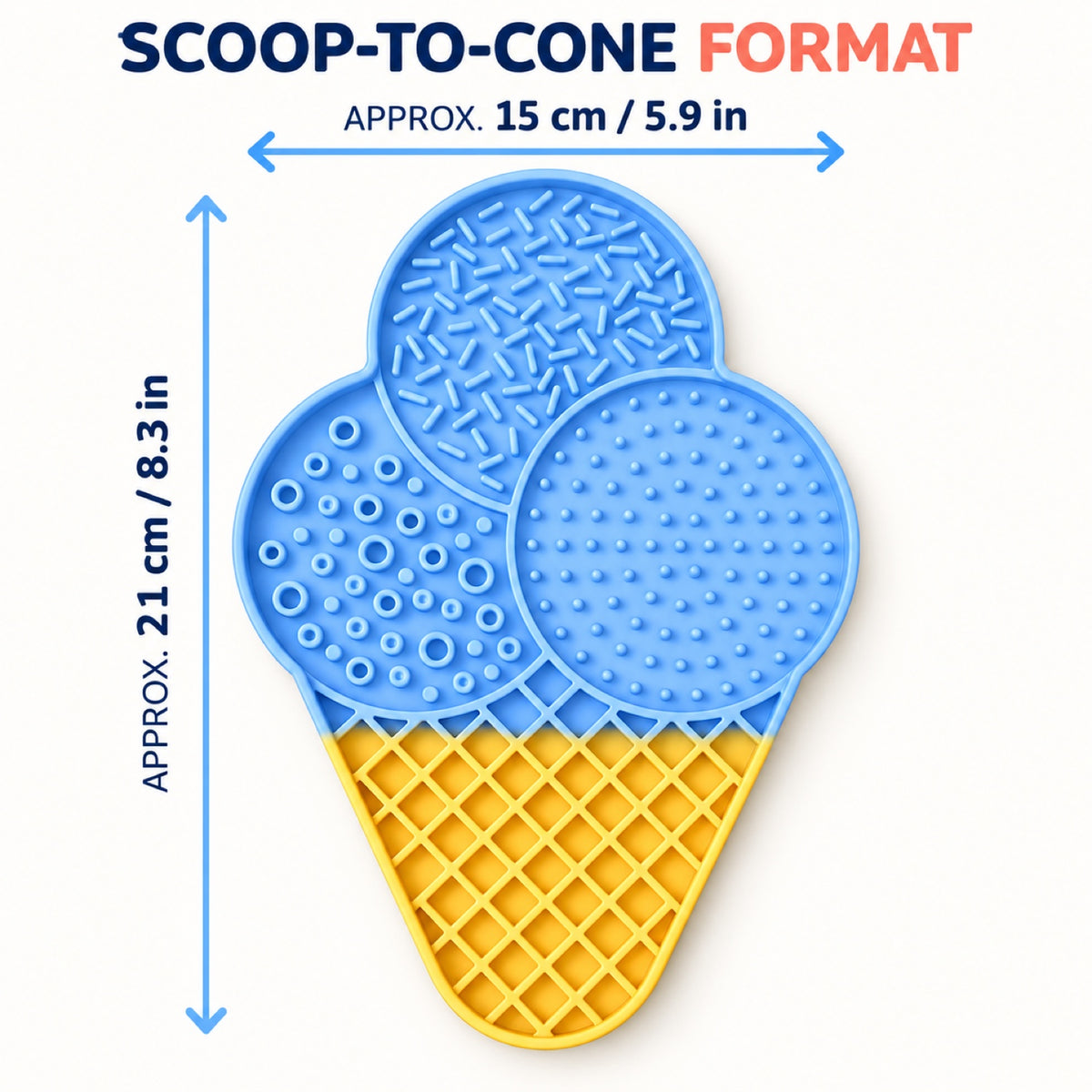 Ice Cream-Shaped Silicone Pet Lick Mat, 2 Colors, By GAVPEPY image 4 - 3.jpg
