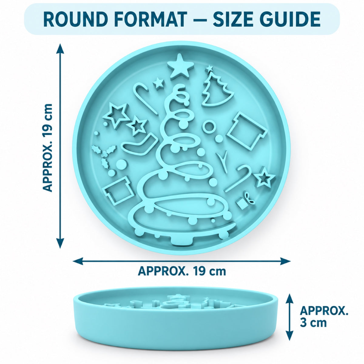 19 cm Silicone Slow Feeder Lick Mat, 5 Colors, By GAVPEPY image 4 - 3.jpg