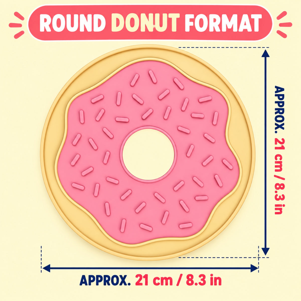 Donut-Shaped Silicone Pet Lick Mat, By GAVPEPY image 4 - 3.jpg