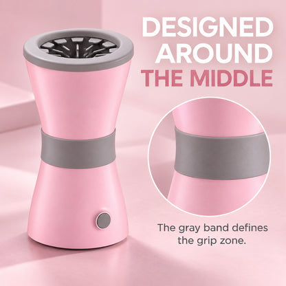 GAVPEPY Silicone Electric Paw Washer Cup, Sizes , White, Pink, Blue, for cleaning paws after outdoor walks; reusable cup with the selected color and size shown in the product photos; review the selected variant photo for details image 3 - 3.jpg