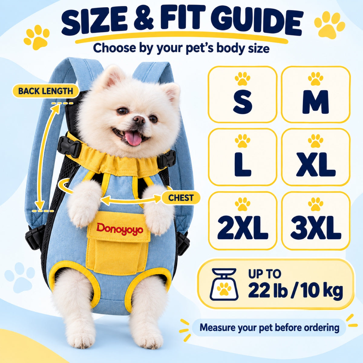 Four-Leg Pet Carrier Backpack, 3 Colors and 6 Sizes, By GAVPEPY image 4 - 3.jpg