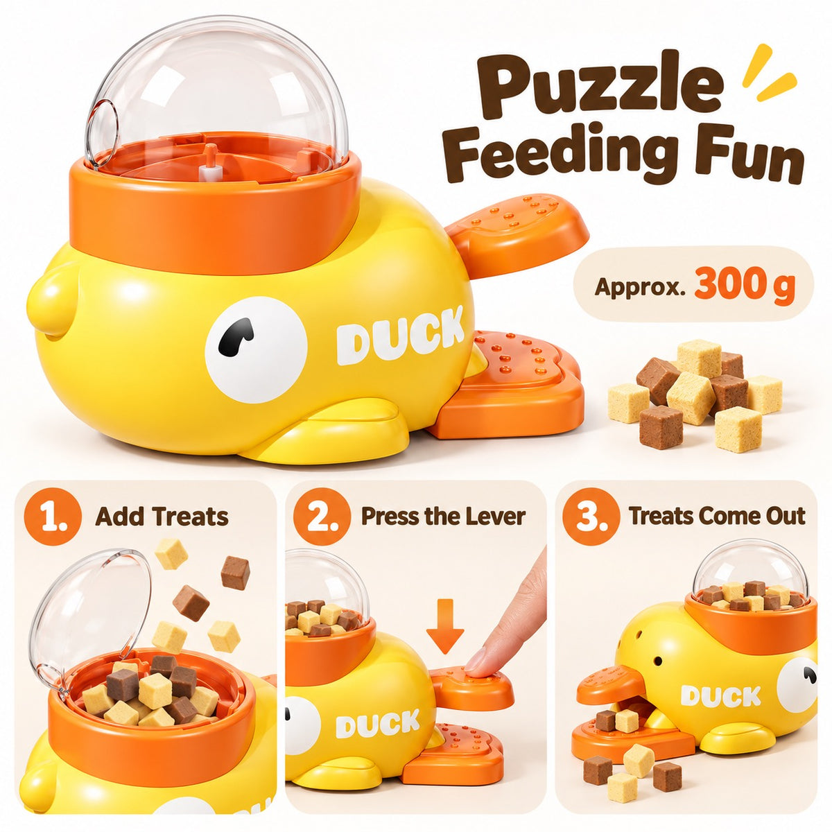 塑料 Treat Dispensing Dog Toy, 1 Style, By GAVPEPY image 4 - 3.jpg