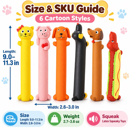 Latex Latex Squeaky Dog Toy, 6 Styles, By GAVPEPY image 4 - 3.jpg