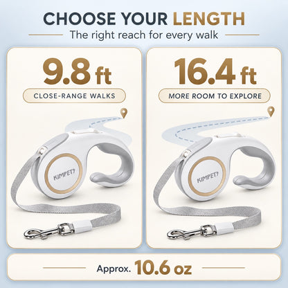 Premium Retractable Dog Leash, 4 Colors and 2 Lengths, By GAVPEPY image 4 - 3.jpg