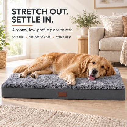 Egg-Crate Foam Pet Bed, 2 Label Styles & 7 Sizes, By GAVPEPY image 4 - 3.jpg