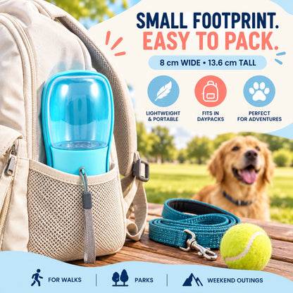 Foldable Pet Water Bottle, 220 mL, 2 Colors, By GAVPEPY image 4 - 3.jpg