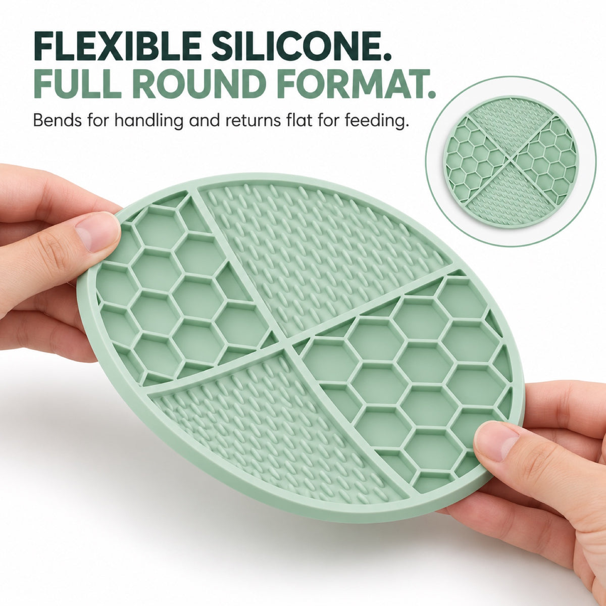 Honeycomb Silicone Pet Lick Mat, 14 Options, By GAVPEPY image 4 - 3.jpg