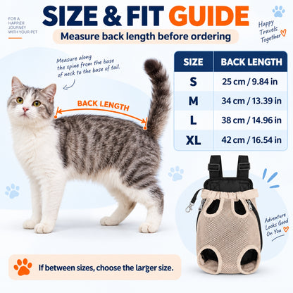 Mesh Four-Leg Pet Carrier Backpack, 7 Colors and 4 Sizes, By GAVPEPY image 4 - 3.jpg