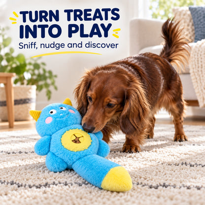 Plush Monster Treat-Dispensing Dog Toy, 3 Colors, By GAVPEPY image 5 - 4.jpg