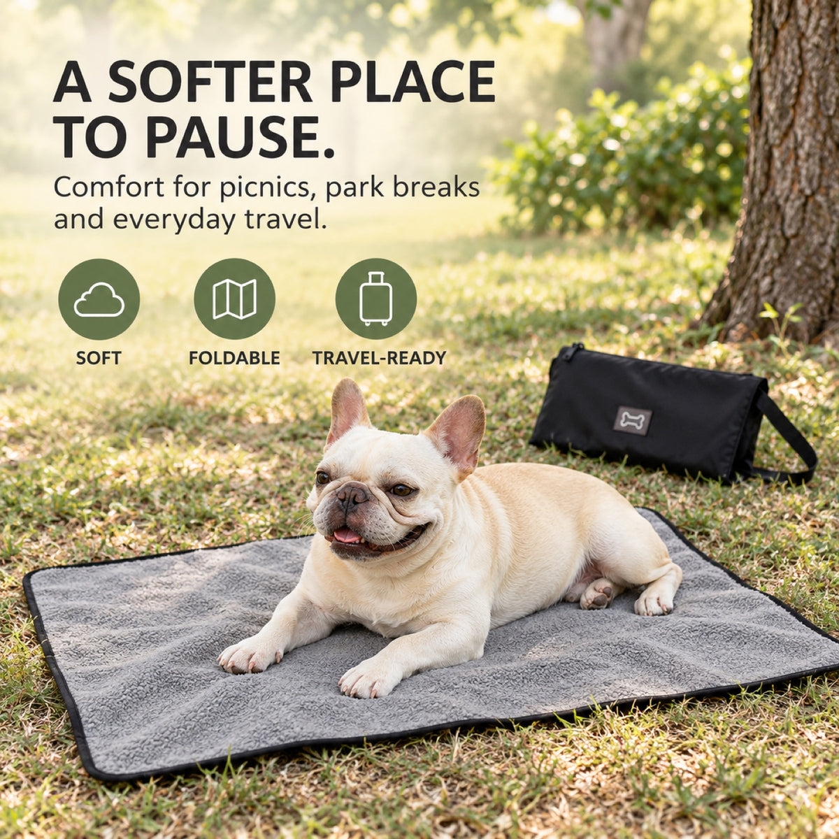 Sherpa Outdoor Pet Blanket, 2 Colors, By GAVPEPY image 5 - 4.jpg