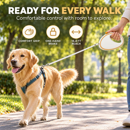 Two-Tone Retractable Dog Leash, 5 Colors, By GAVPEPY image 5 - 4.jpg
