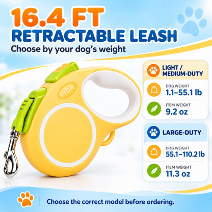 Classic Retractable Dog Leash, 3 Options, By GAVPEPY image 5 - 4.jpg