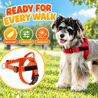 Lightweight Adjustable Nylon Dog Harness, 10 Colors and 5 Sizes, By GAVPEPY image 5 - 4.jpg